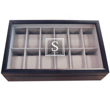 Solid Espresso 12 Slot Wood Watch Box