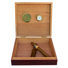 Cherry Finish Humidor w/Magnetic Closure - 100% Spanish Cedar Interior and Coaming