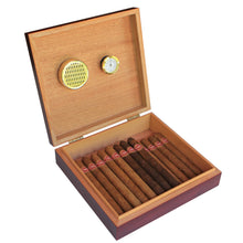 Cherry Finish Humidor w/Magnetic Closure - 100% Spanish Cedar Interior and Coaming