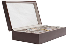 Solid Espresso 12 Slot Wood Watch Box